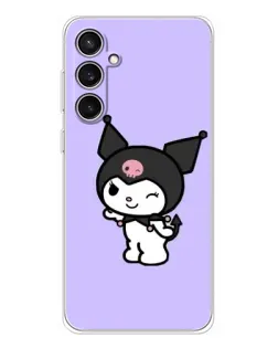 Чехол для Samsung Galaxy S24 FE с картинкой «Классическая Kuromi»