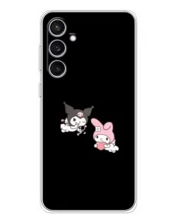 Чехол для Samsung Galaxy S24 FE с картинкой «My Melody и Kuromi»