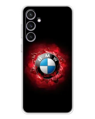 Чехол для Samsung Galaxy S24 FE с картинкой «Логотип BMW — вспышка»