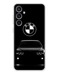 Чехол для Samsung Galaxy S24 FE с картинкой «BMW — взгляд из темноты» Чехол для Samsung Galaxy S24 FE с картинкой «BMW — взгляд из темноты»