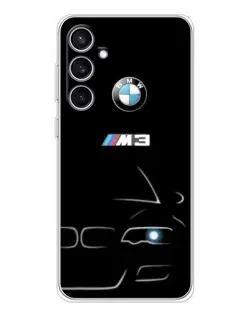 Чехол для Samsung Galaxy S24 FE с картинкой «Минималистичный принт BMW M3» Чехол для Samsung Galaxy S24 FE с картинкой «Минималистичный принт BMW M3»