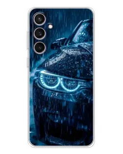 Чехол для Samsung Galaxy S24 FE с картинкой «BMW под дождем» Чехол для Samsung Galaxy S24 FE с картинкой «BMW под дождем»