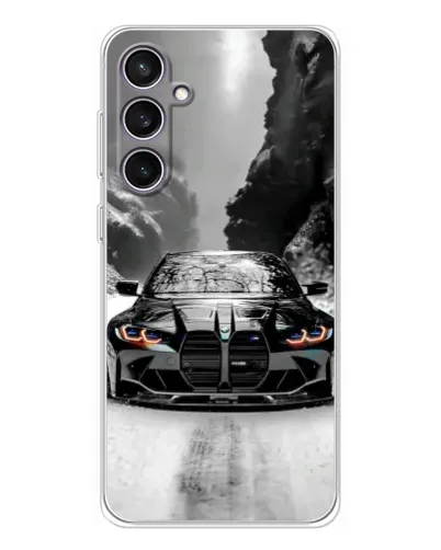 Чехол для Samsung Galaxy S24 FE с картинкой «BMW — акварельный дрифт» Чехол для Samsung Galaxy S24 FE с картинкой «BMW — акварельный дрифт»