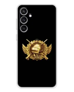 Чехол для Samsung Galaxy S24 FE с картинкой «PUBG — оранжевый градиент» Чехол для Samsung Galaxy S24 FE с картинкой «PUBG — оранжевый градиент»