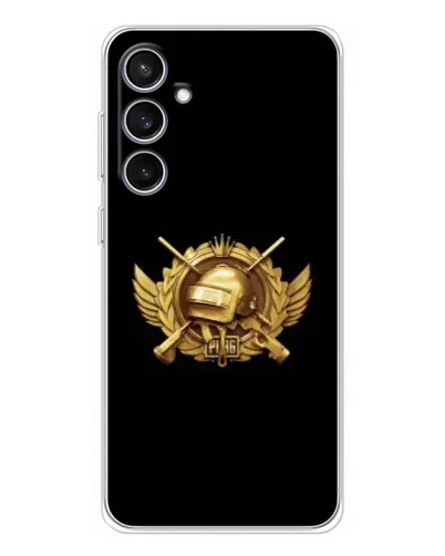 Чехол для Samsung Galaxy S24 FE с картинкой «PUBG — оранжевый градиент» Чехол для Samsung Galaxy S24 FE с картинкой «PUBG — оранжевый градиент»