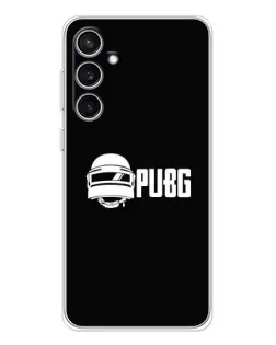 Чехол для Samsung Galaxy S24 FE с картинкой «PUBG — классический лого»