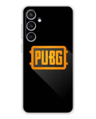 Чехол для Samsung Galaxy S24 FE с картинкой «PUBG — рамка лого» Чехол для Samsung Galaxy S24 FE с картинкой «PUBG — рамка лого»