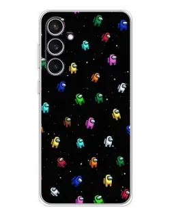 Чехол для Samsung Galaxy S24 FE с картинкой «Экипаж Among Us» Чехол для Samsung Galaxy S24 FE с картинкой «Экипаж Among Us»