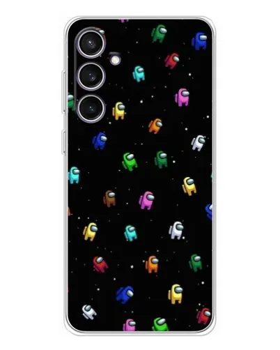 Чехол для Samsung Galaxy S24 FE с картинкой «Экипаж Among Us» Чехол для Samsung Galaxy S24 FE с картинкой «Экипаж Among Us»