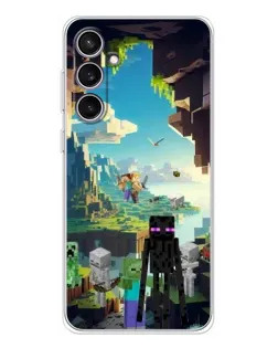 Чехол для Samsung Galaxy S24 FE с картинкой «Эндермен в лесу» Чехол для Samsung Galaxy S24 FE с картинкой «Эндермен в лесу»
