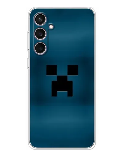 Чехол для Samsung Galaxy S24 FE с картинкой «Крипер текстура»