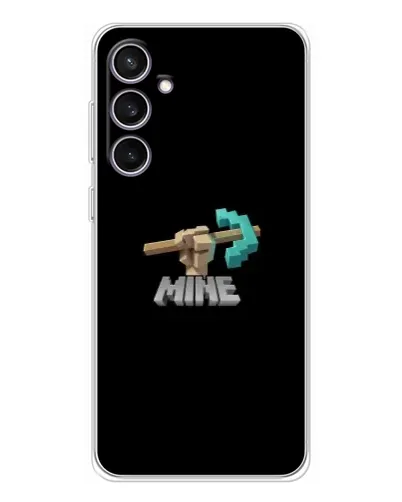 Чехол для Samsung Galaxy S24 FE с картинкой «Алмазная кирка»