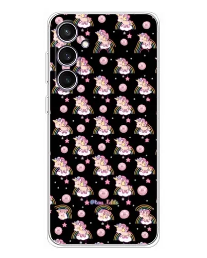 Чехол для Samsung Galaxy S24 FE с картинкой «Magic Unicorn паттерн» Чехол для Samsung Galaxy S24 FE с картинкой «Magic Unicorn паттерн»