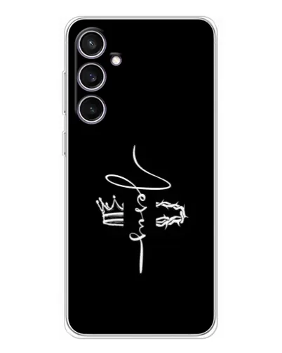 Чехол для Samsung Galaxy S24 FE с картинкой «Король Славы Jesus»