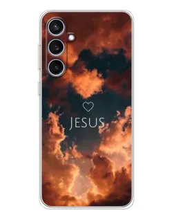 Чехол для Samsung Galaxy S24 FE с картинкой «Сияние Имени Jesus» Чехол для Samsung Galaxy S24 FE с картинкой «Сияние Имени Jesus»
