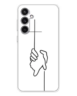Чехол для Samsung Galaxy S24 FE с картинкой «Рука держит» Чехол для Samsung Galaxy S24 FE с картинкой «Рука держит»