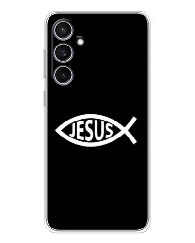 Чехол для Samsung Galaxy S24 FE с картинкой «Классический Jesus»