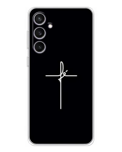 Чехол для Samsung Galaxy S24 FE с картинкой «Тонкий крест» Чехол для Samsung Galaxy S24 FE с картинкой «Тонкий крест»