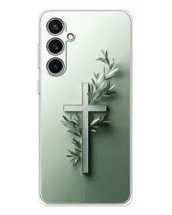 Чехол для Samsung Galaxy S24 FE с картинкой «Оливковая ветвь»