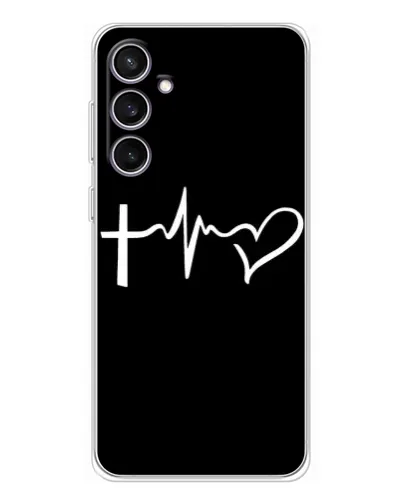 Чехол для Samsung Galaxy S24 FE с картинкой «Пульс веры» Чехол для Samsung Galaxy S24 FE с картинкой «Пульс веры»
