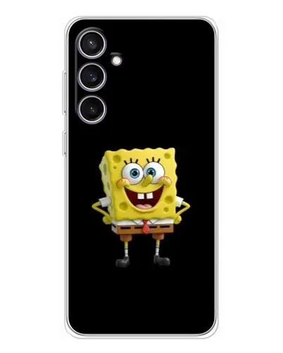 Чехол для Samsung Galaxy S24 FE с картинкой «Классический Губка Боб»