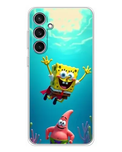Чехол для Samsung Galaxy S24 FE с картинкой «Спанч Боб под водой» Чехол для Samsung Galaxy S24 FE с картинкой «Спанч Боб под водой»