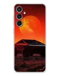 Чехол для Samsung Galaxy S24 FE с картинкой «Cybertruck на Марсе» Чехол для Samsung Galaxy S24 FE с картинкой «Cybertruck на Марсе»