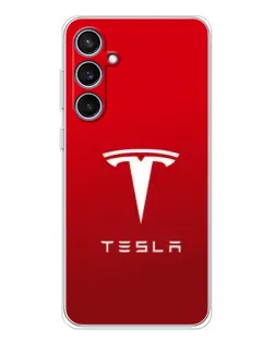 Чехол для Samsung Galaxy S24 FE с картинкой «Tesla Red Classic» Чехол для Samsung Galaxy S24 FE с картинкой «Tesla Red Classic»