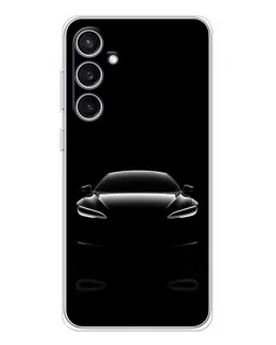 Чехол для Samsung Galaxy S24 FE с картинкой «Силуэт Tesla Night» Чехол для Samsung Galaxy S24 FE с картинкой «Силуэт Tesla Night»