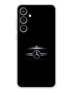 Чехол для Samsung Galaxy S24 FE с картинкой «Mercedes — абстрактные линии»