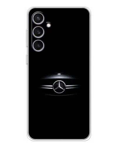 Чехол для Samsung Galaxy S24 FE с картинкой «Mercedes — абстрактные линии»