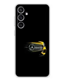 Чехол для Samsung Galaxy S24 FE с картинкой «Mercedes — ретро стиль»