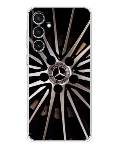 Чехол для Samsung Galaxy S24 FE с картинкой «Диск Mercedes»