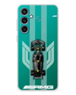 Чехол для Samsung Galaxy S24 FE с картинкой «Mercedes AMG Petronas»