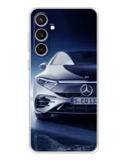 Чехол для Samsung Galaxy S24 FE с картинкой «Mercedes EQ — будущее»