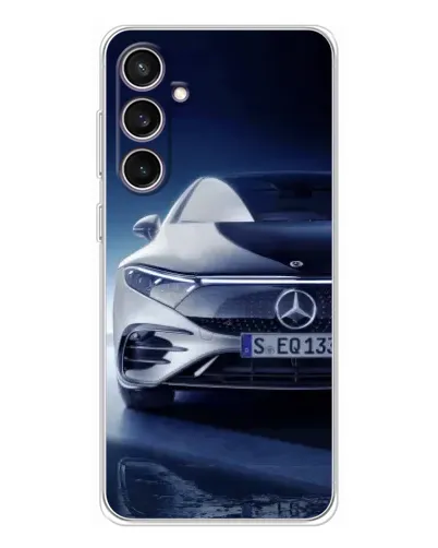 Чехол для Samsung Galaxy S24 FE с картинкой «Mercedes EQ — будущее»