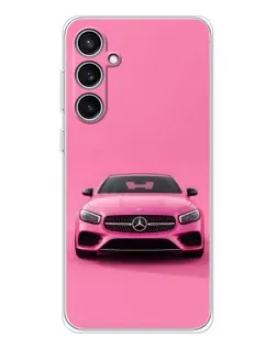 Чехол для Samsung Galaxy S24 FE с картинкой «Розовый Mercedes AMG» Чехол для Samsung Galaxy S24 FE с картинкой «Розовый Mercedes AMG»