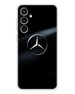 Чехол для Samsung Galaxy S24 FE с картинкой «Mercedes на металле» Чехол для Samsung Galaxy S24 FE с картинкой «Mercedes на металле»