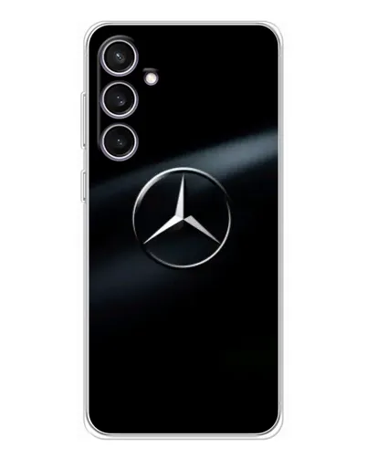 Чехол для Samsung Galaxy S24 FE с картинкой «Mercedes на металле» Чехол для Samsung Galaxy S24 FE с картинкой «Mercedes на металле»