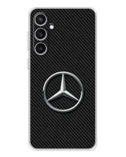 Чехол для Samsung Galaxy S24 FE с картинкой «Карбоновый Mercedes стиль» Чехол для Samsung Galaxy S24 FE с картинкой «Карбоновый Mercedes стиль»