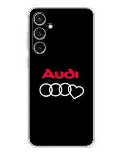 Чехол для Samsung Galaxy S24 FE с картинкой «Логотип Audi Heart» Чехол для Samsung Galaxy S24 FE с картинкой «Логотип Audi Heart»