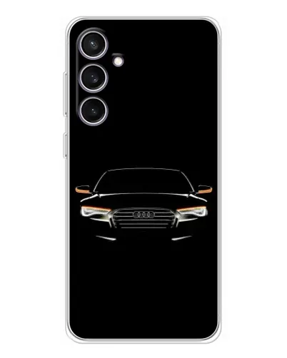 Чехол для Samsung Galaxy S24 FE с картинкой «Audi — ночной контур» Чехол для Samsung Galaxy S24 FE с картинкой «Audi — ночной контур»