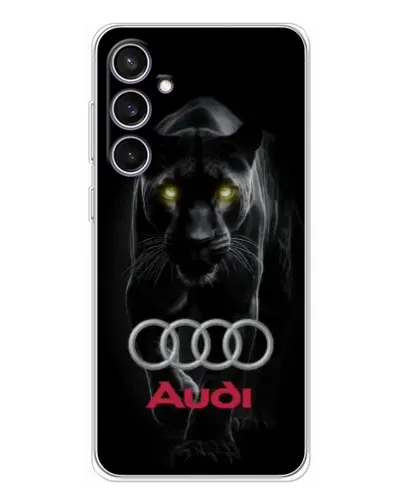 Чехол для Samsung Galaxy S24 FE с картинкой «Пантера и Audi» Чехол для Samsung Galaxy S24 FE с картинкой «Пантера и Audi»