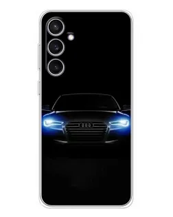 Чехол для Samsung Galaxy S24 FE с картинкой «Audi в неоне» Чехол для Samsung Galaxy S24 FE с картинкой «Audi в неоне»