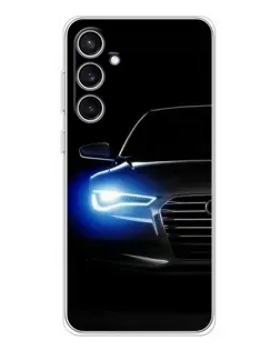 Чехол для Samsung Galaxy S24 FE с картинкой «Неоновый взгляд Audi» Чехол для Samsung Galaxy S24 FE с картинкой «Неоновый взгляд Audi»