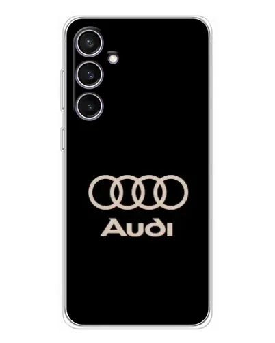Чехол для Samsung Galaxy S24 FE с картинкой «Audi — золотой логотип» Чехол для Samsung Galaxy S24 FE с картинкой «Audi — золотой логотип»