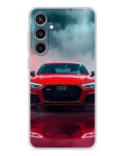 Чехол для Samsung Galaxy S24 FE с картинкой «Audi RS — красный стиль» Чехол для Samsung Galaxy S24 FE с картинкой «Audi RS — красный стиль»