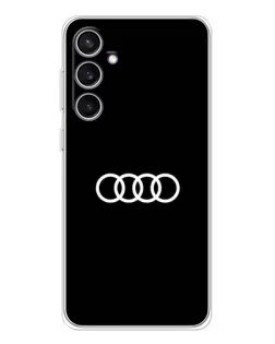 Чехол для Samsung Galaxy S24 FE с картинкой «Audi White Logo» Чехол для Samsung Galaxy S24 FE с картинкой «Audi White Logo»