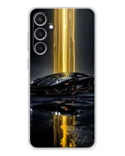 Чехол для Samsung Galaxy S24 FE с картинкой «Ночной Lamborghini драйв» Чехол для Samsung Galaxy S24 FE с картинкой «Ночной Lamborghini драйв»