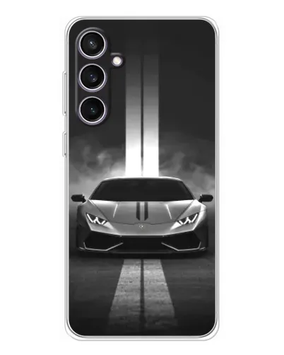 Чехол для Samsung Galaxy S24 FE с картинкой «Lamborghini симметрия дорог» Чехол для Samsung Galaxy S24 FE с картинкой «Lamborghini симметрия дорог»